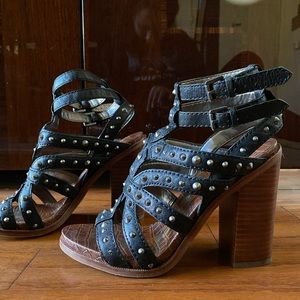 Sam Edelman Keith studded Sandals Heels Open toe